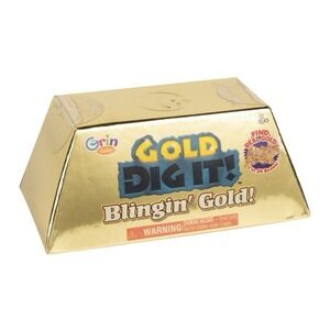 - Gold Dig It! Grin Studios ‎ "Blingin' Gold!" New Sealed 1 In 24 Real GOLD